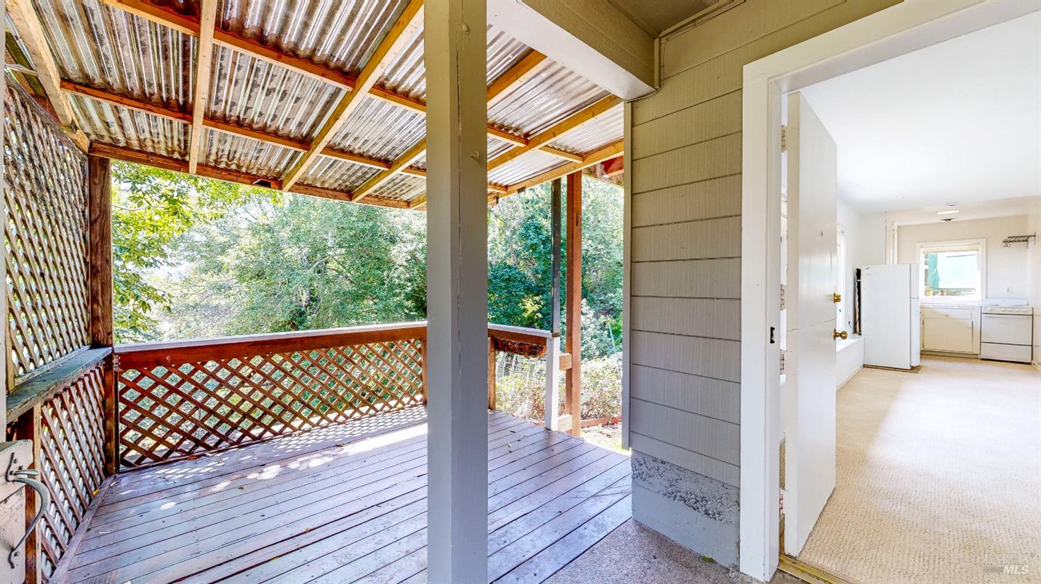 295 Scenic Road Fairfax, CA 94930 - Photo 11 of 17 a view of front door and deck in the house