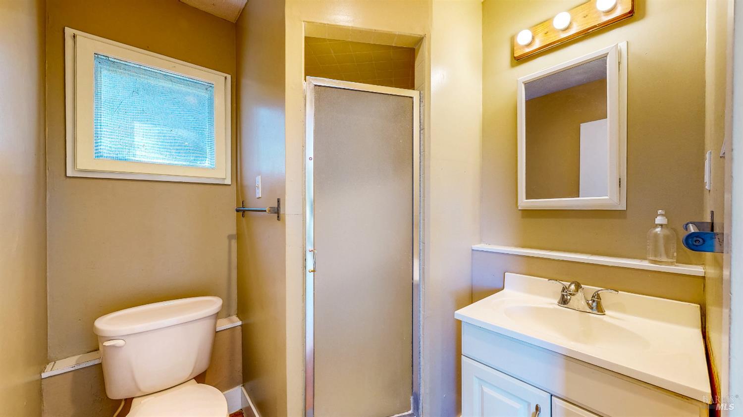 295 Scenic Road Fairfax, CA 94930 - Photo 16 of 17 a bathroom with a sink and a toilet