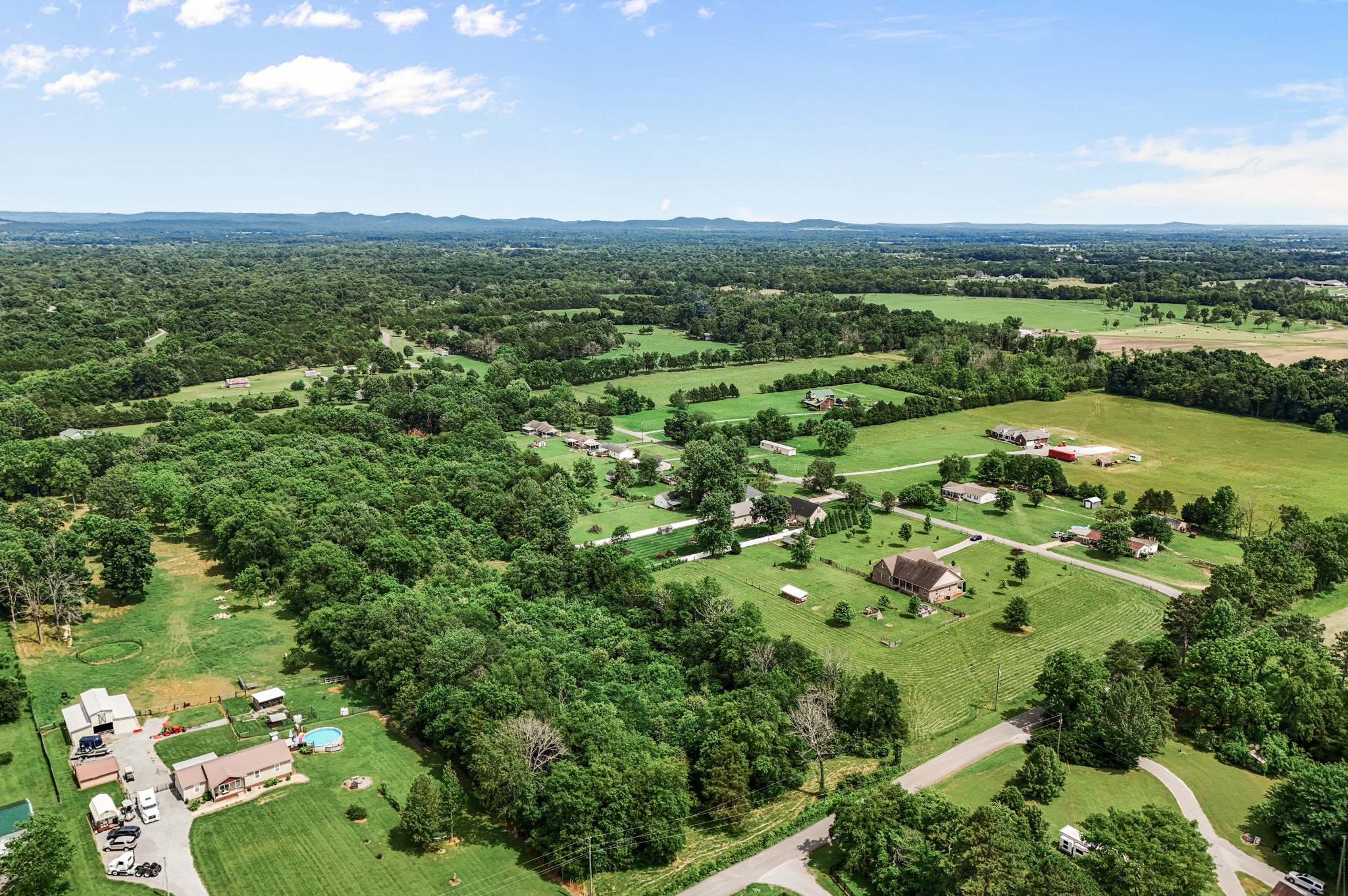 7540 Joe Rowlin Road Christiana, TN 37037 - Photo 41 of 42 an aerial view of multiple house