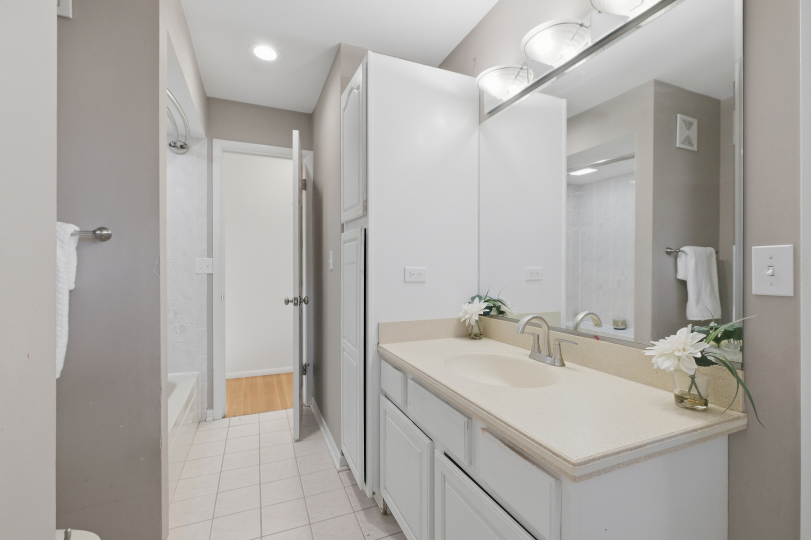 3208 Wren Lane Rolling Meadows, IL 60008 - Photo 12 of 30 a bathroom with a sink and a mirror