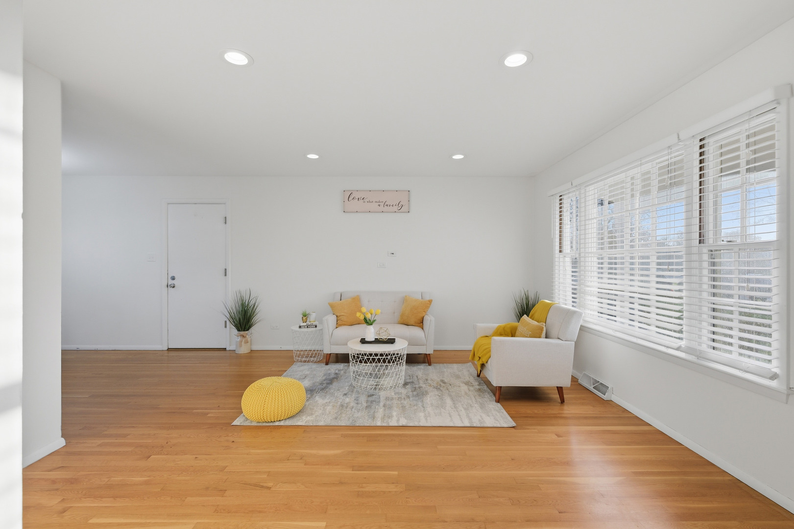 3208 Wren Lane Rolling Meadows, IL 60008 - Photo 3 of 30 a living room with furniture and a large window