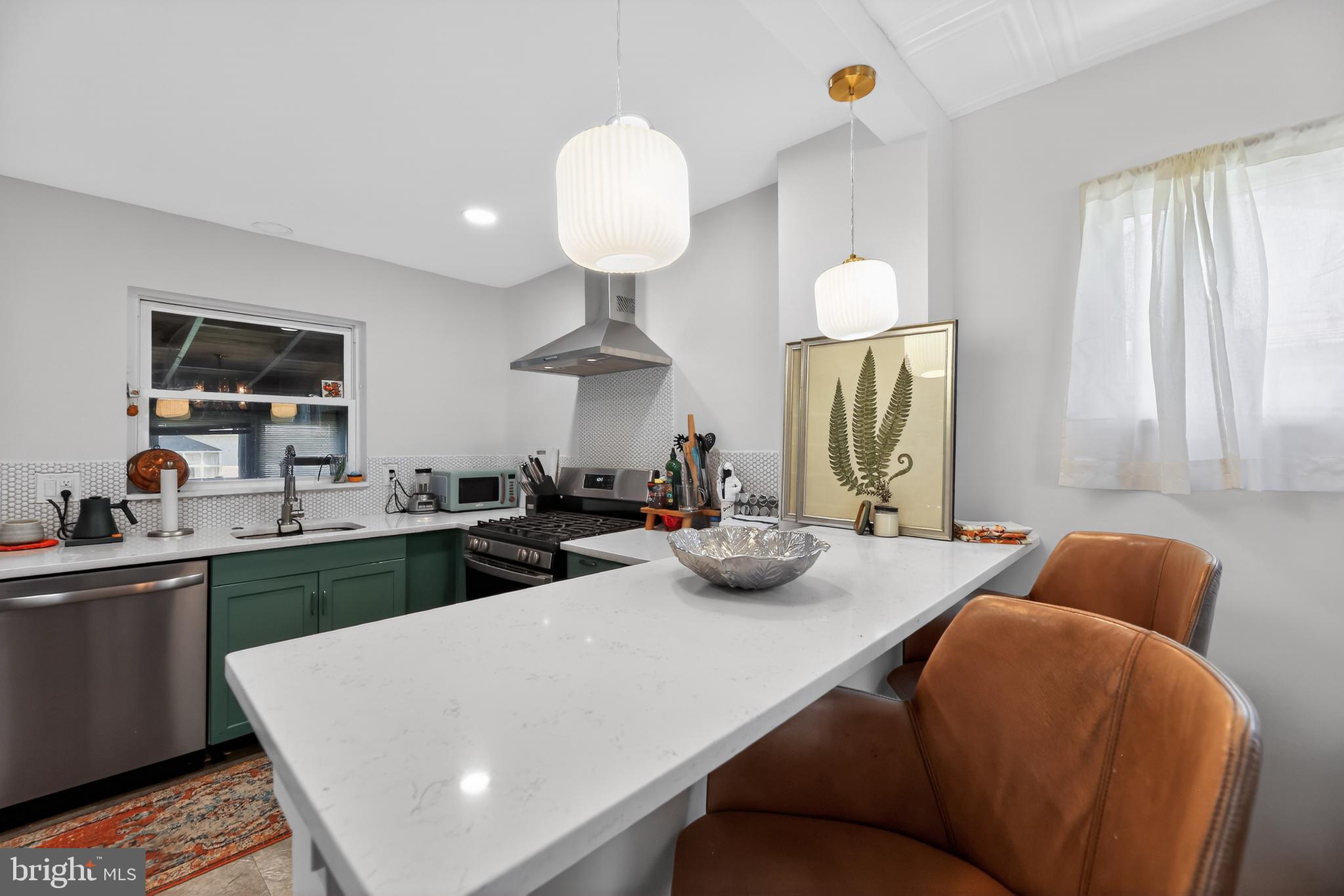 504 Louise Road Glenside, PA 19038 - Photo 13 of 41 Modern kitchen with stylish accents.