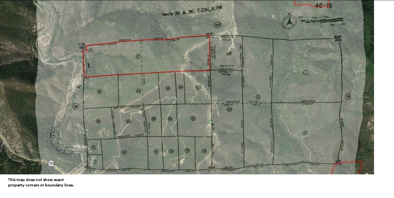 159-acres 159-acres Merry Mountain Road French Gulch, CA 96033 - Photo 5 of 26 aerial assessors map