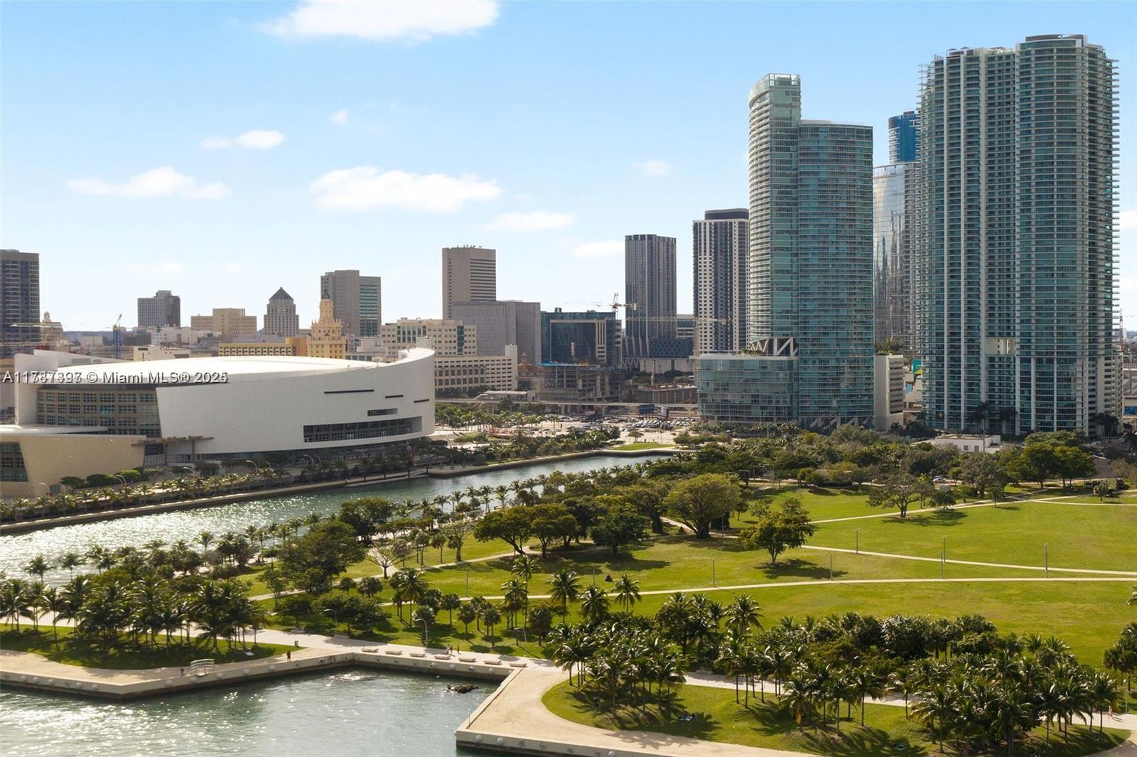 900 Biscayne Boulevard, Unit 2410 Miami, FL 33132 - Photo 38 of 39 a view of a city with tall buildings