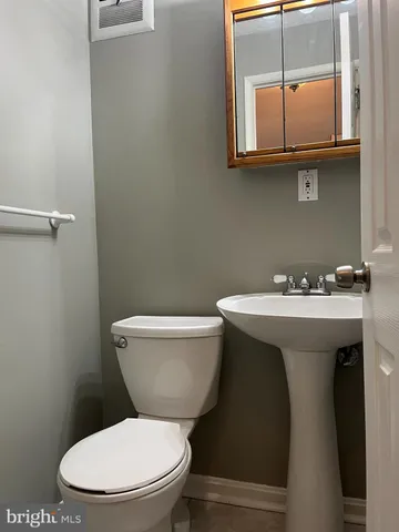 a close view of closet