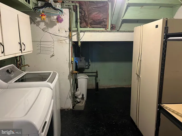 a view of storage and utility room