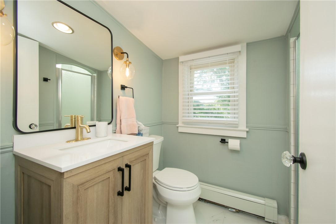 17 Rosedale Court Middletown, RI 02842 - Photo 25 of 40 Second Floor Bathroom with Shower Stall