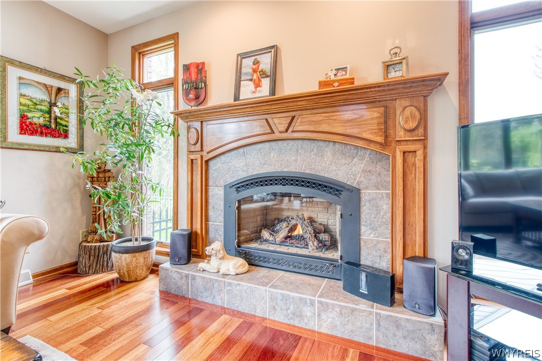 4535 Lower River Road Lewiston, NY 14092 - Photo 12 of 32 Custom built gas fireplace