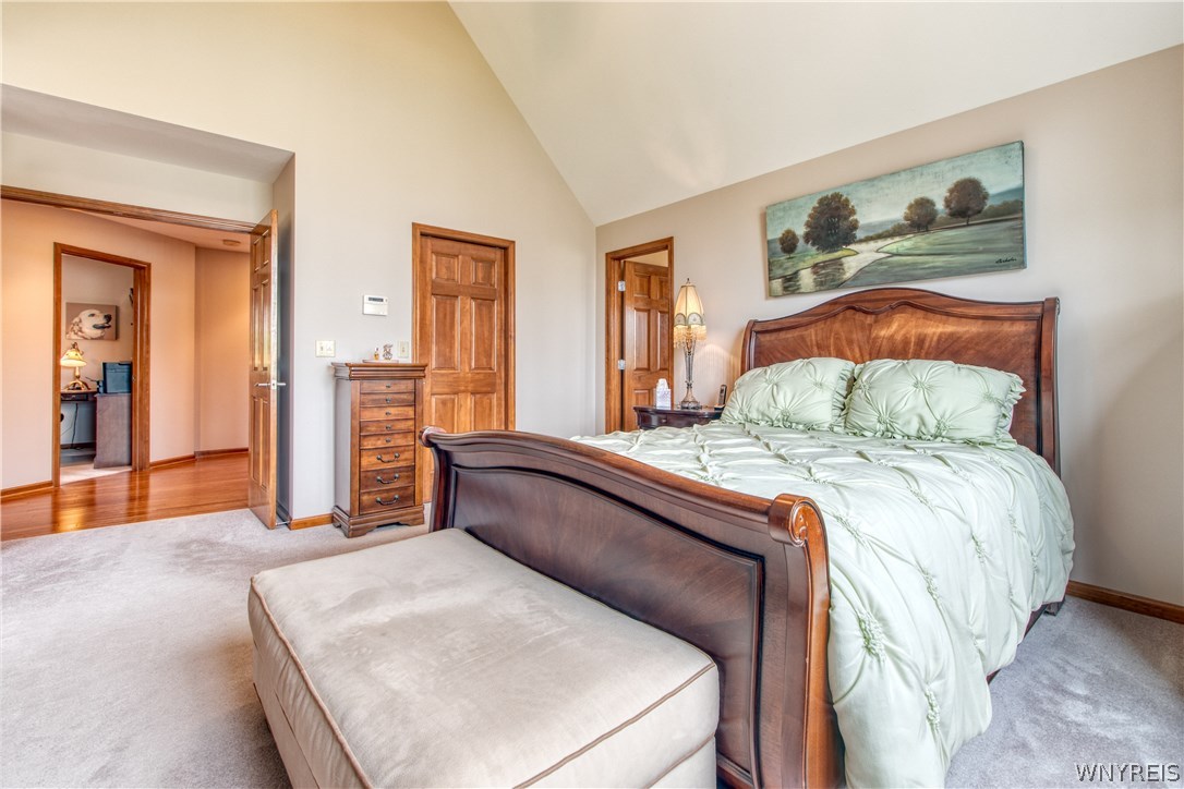 4535 Lower River Road Lewiston, NY 14092 - Photo 19 of 32 Master bedroom suite overlooking the river