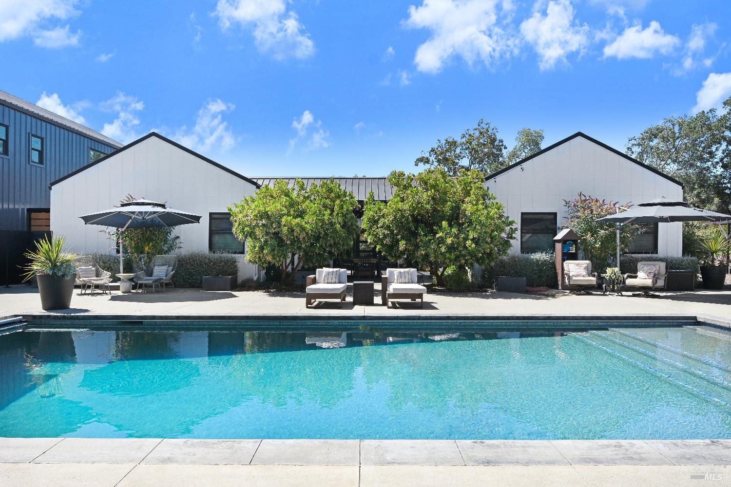 85 Trinity Road Glen Ellen, CA 95442 - Photo 2 of 62 a view of house with swimming pool outdoor seating