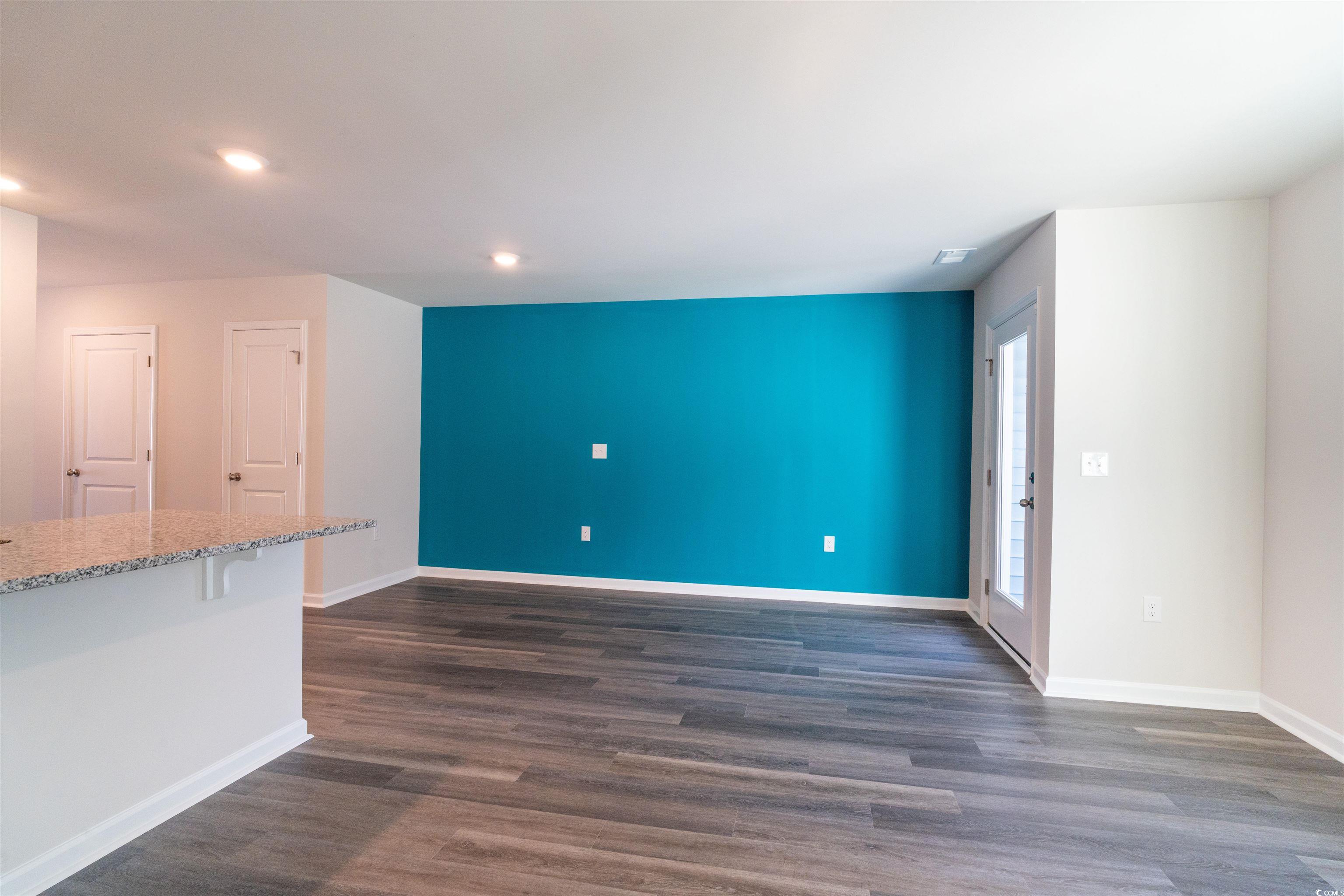 160 Harvest Gold Drive Conway, SC 29526 - Photo 12 of 37 Spare room with dark wood-style flooring and recessed lighting