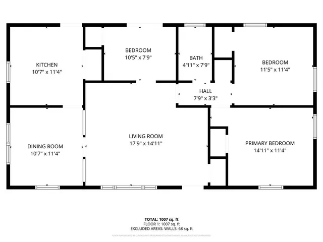 a picture of a floor plan