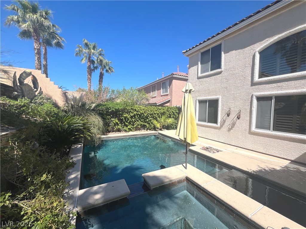 1809 Snow Spring Lane Las Vegas, NV 89134 - Photo 63 of 75 Sparkeling pool & spa