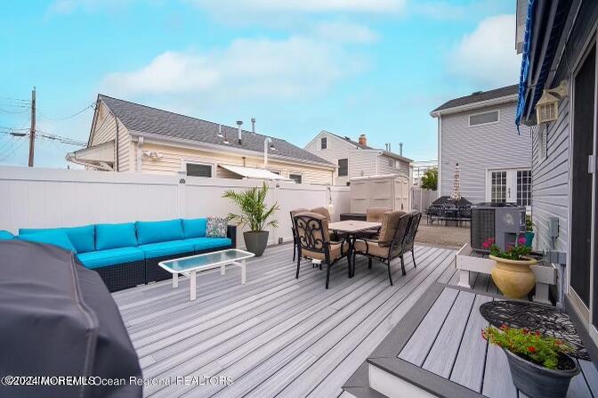 2302 Grand Central Avenue, Unit B Lavallette, NJ 08735 - Photo 17 of 20 deck at condo