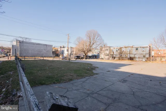 a city view with tall buildings