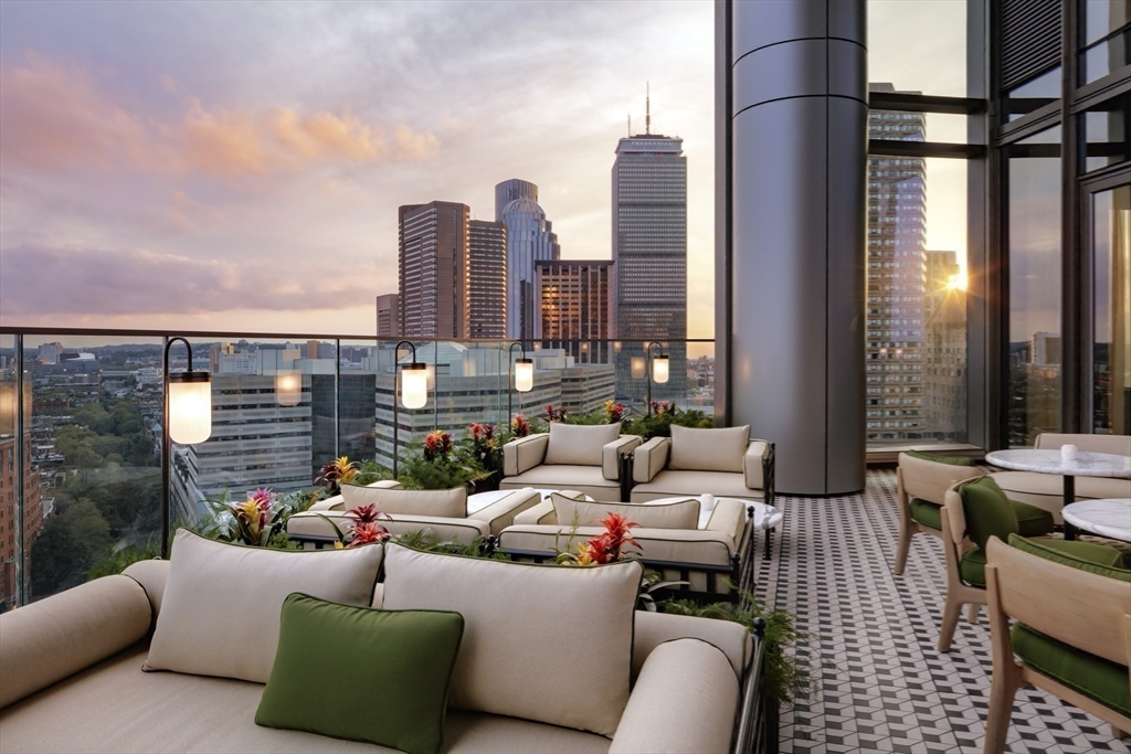 40 Trinity Place, Unit 1508 Boston, MA 02116 - Photo 27 of 30 a view of a terrace with couches