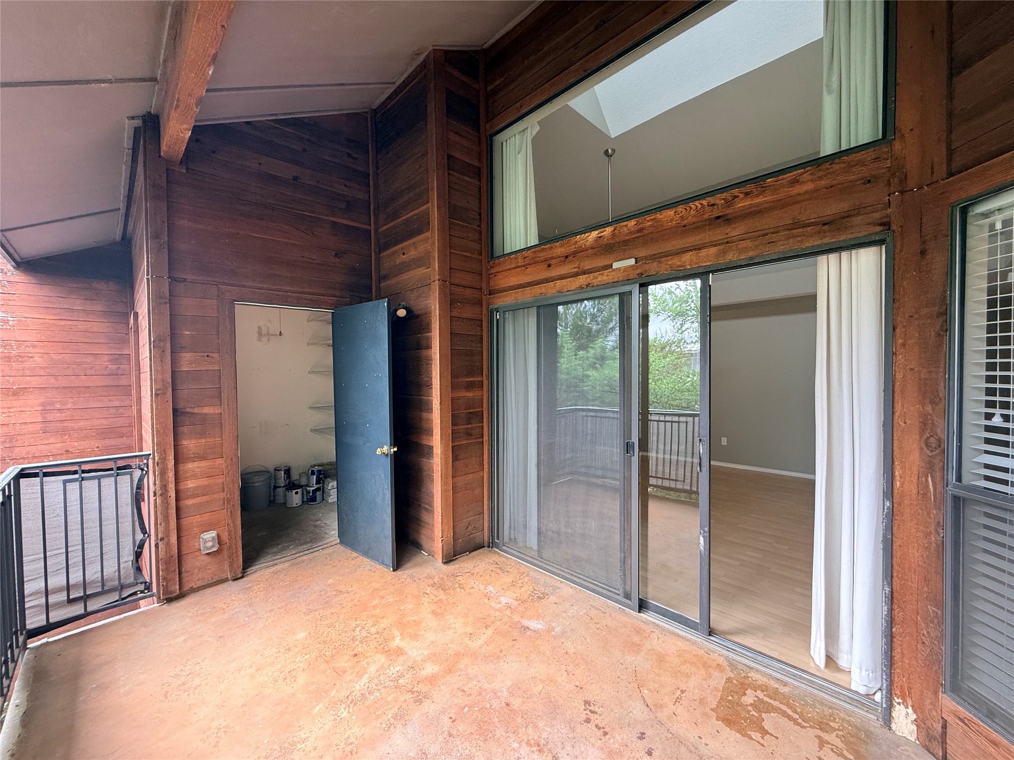 4711 Spicewood Springs Road, Unit 1201 Austin, TX 78759 - Photo 15 of 35 Large storage closet off the patio with wire shelving