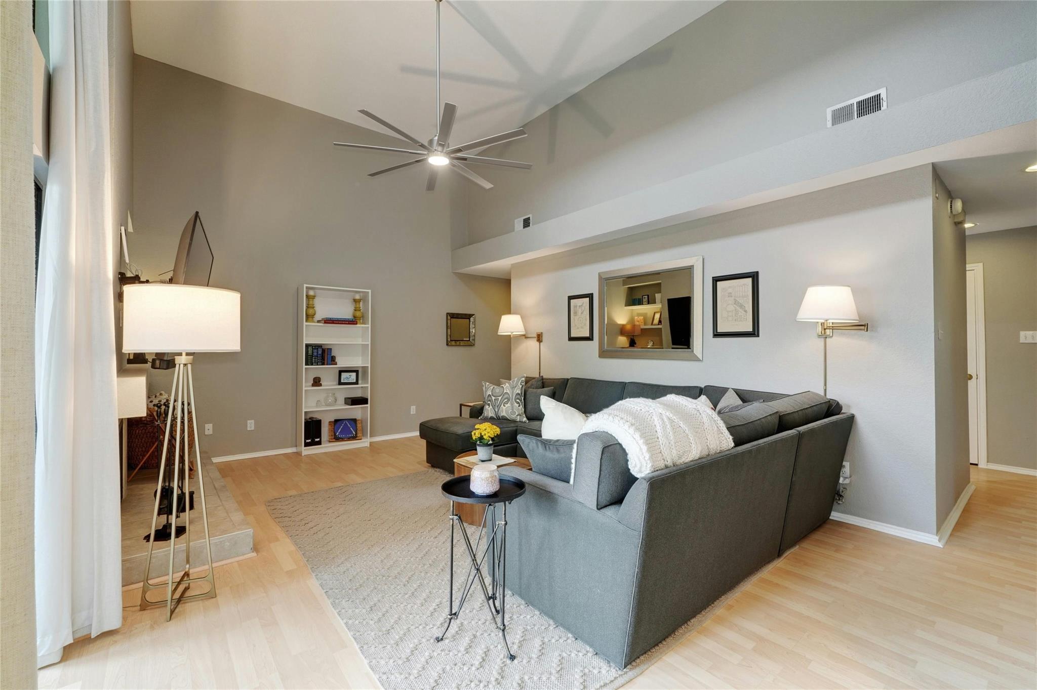 4711 Spicewood Springs Road, Unit 1201 Austin, TX 78759 - Photo 8 of 35 Open view from kitchen back toward the main living space