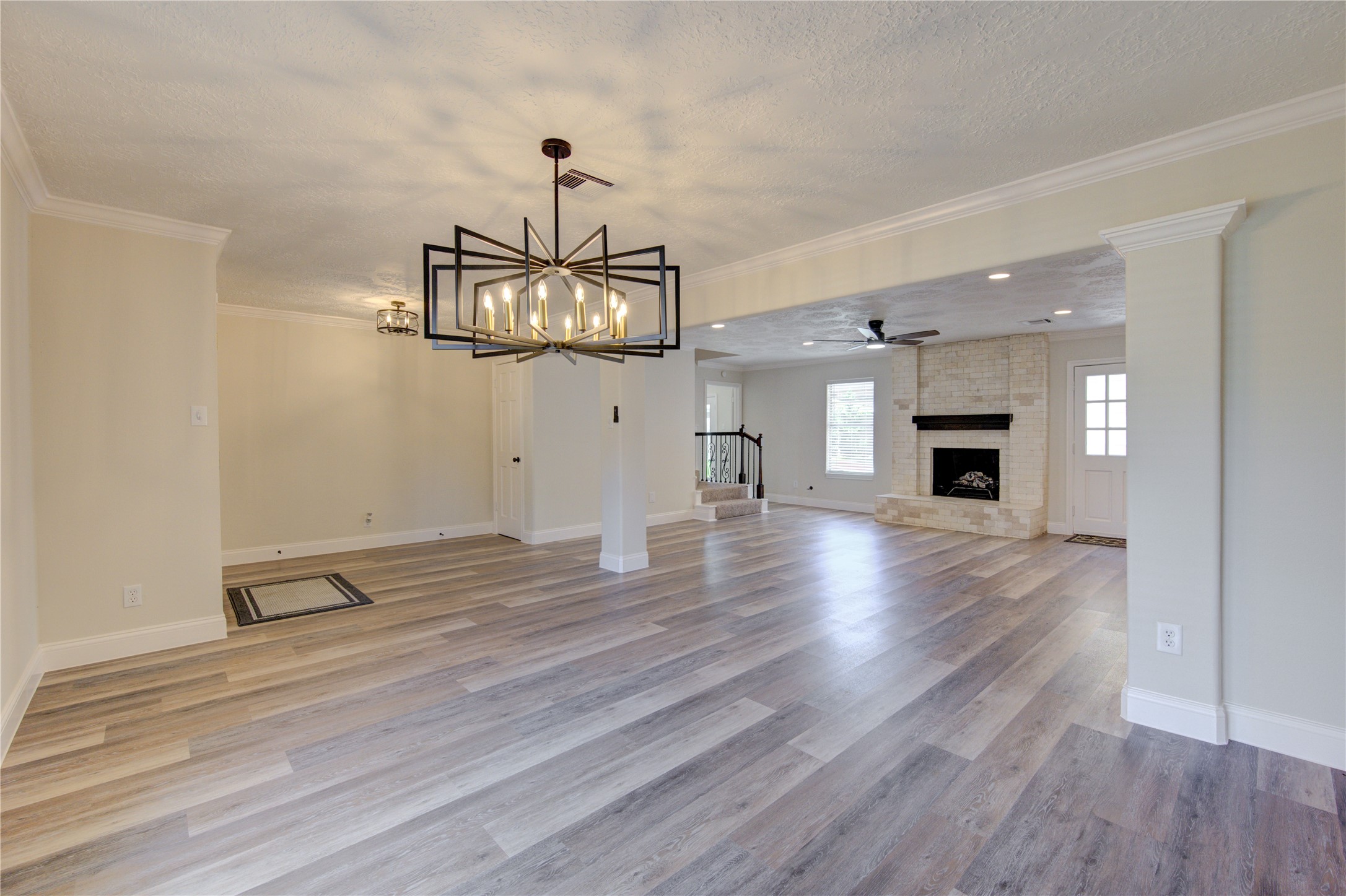 9115 Taidswood Drive Spring, TX 77379 - Photo 9 of 45 This view of the formal dining area opens to the cozy family room. It is great for entertaining!