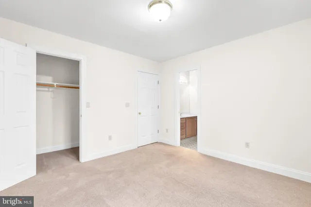 a view of an empty room