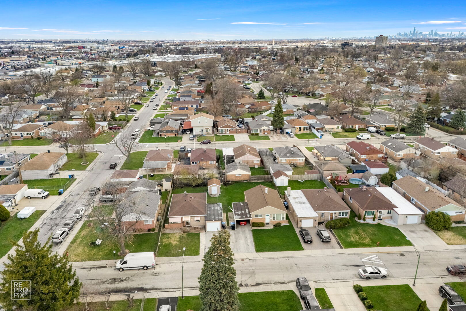 4680 West 83rd Street Chicago, IL 60652 - Photo 20 of 22 an aerial view of residential houses with outdoor space