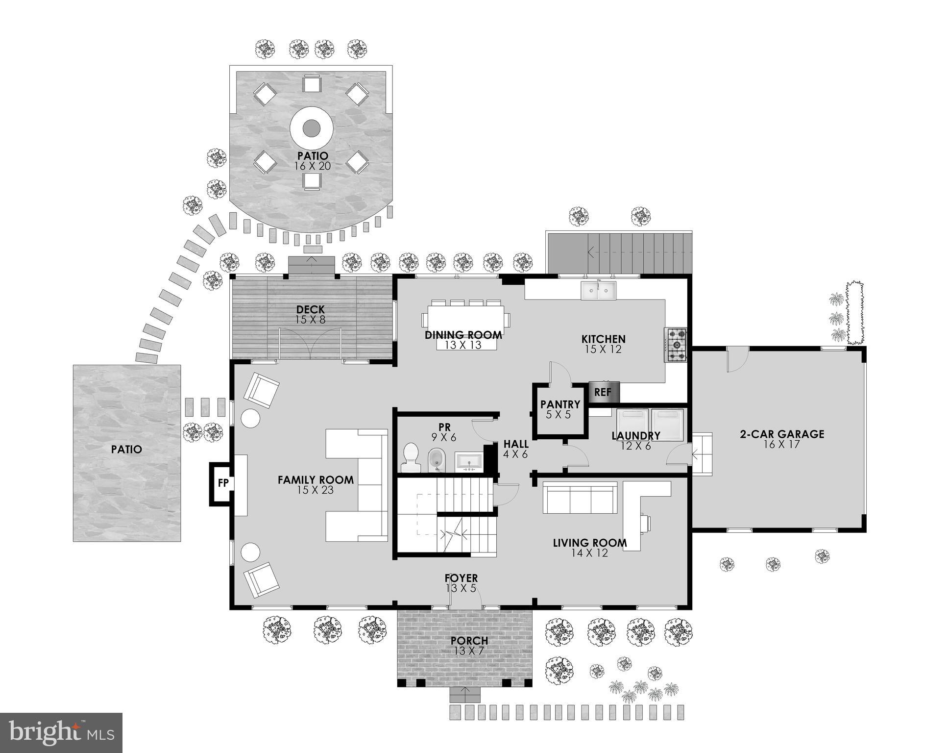 41351 Red Hill Road Leesburg, VA 20175 - Photo 58 of 60 Floorplan - Main level