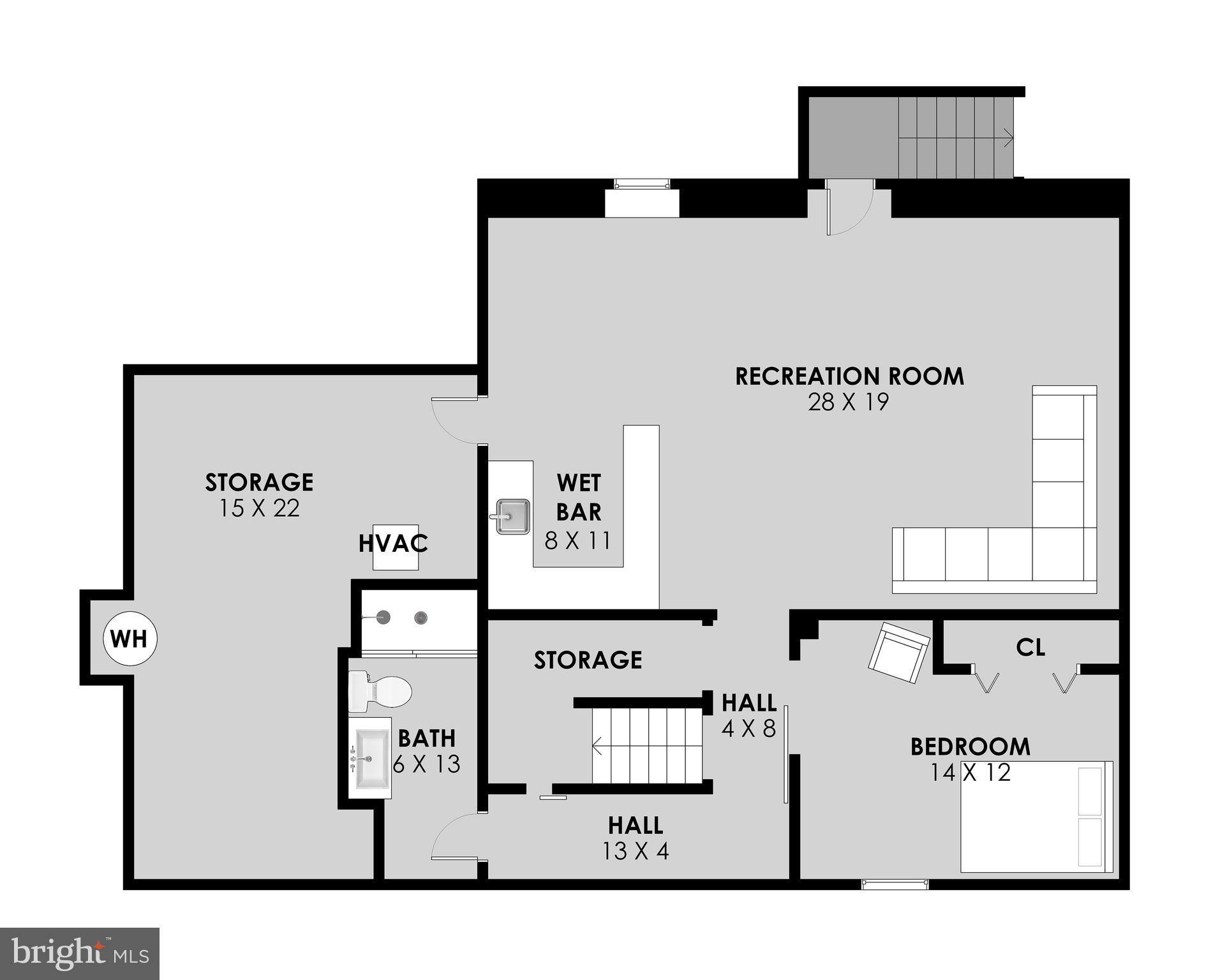 41351 Red Hill Road Leesburg, VA 20175 - Photo 59 of 60 Floorplan - Lower Level