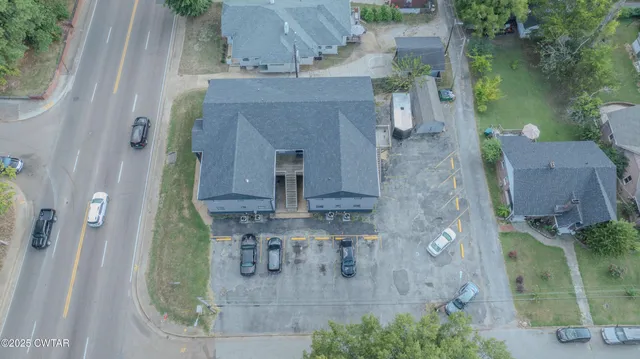 a car parked in front of a house