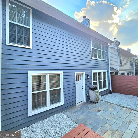 a view of porch with wooden floor and fence