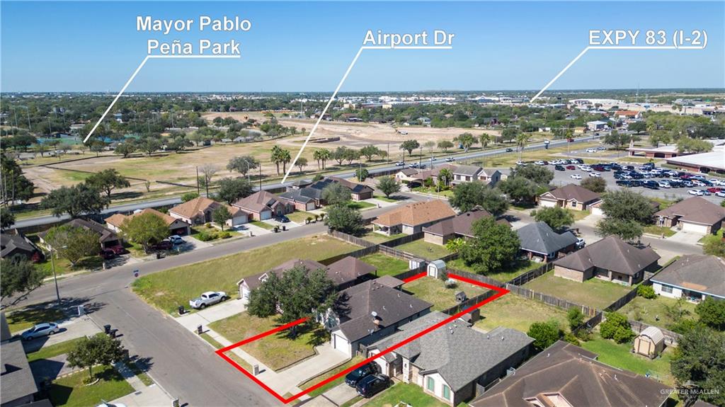 1801 Largo Street Weslaco, TX 78596 - Photo 5 of 20 an aerial view of residential houses with outdoor space