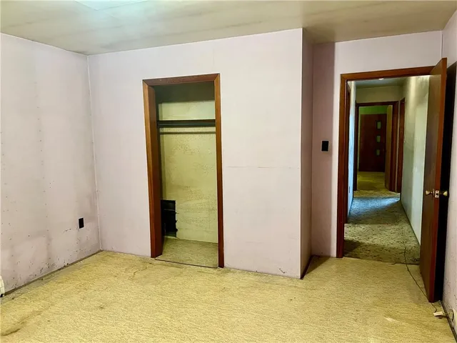 a view of a storage room