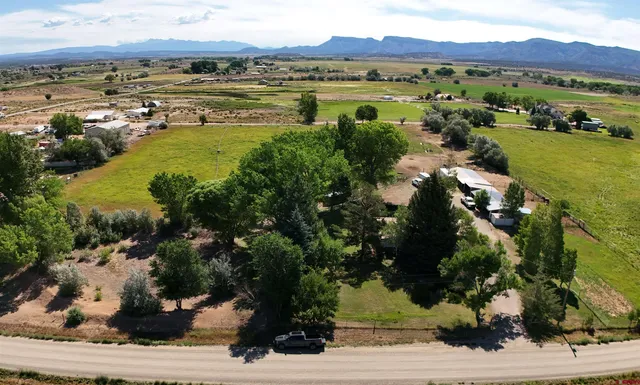 a view of a city with sunset