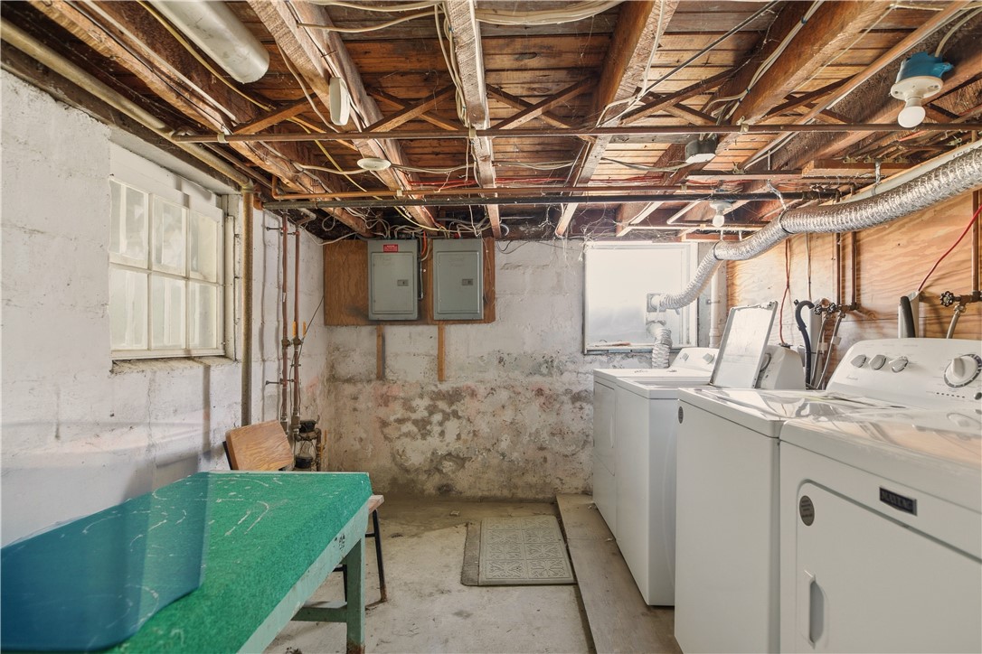 293 State Street Bristol, RI 02809 - Photo 47 of 48 Two seperate sets of washers & dryers, first floor set with convey with the property