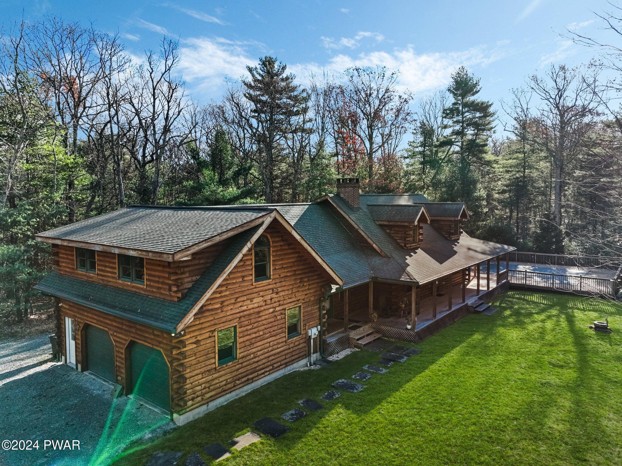 830 Twin Lakes Road Shohola, PA 18458 - Photo 43 of 43 830 TLR AERIAL HOME
