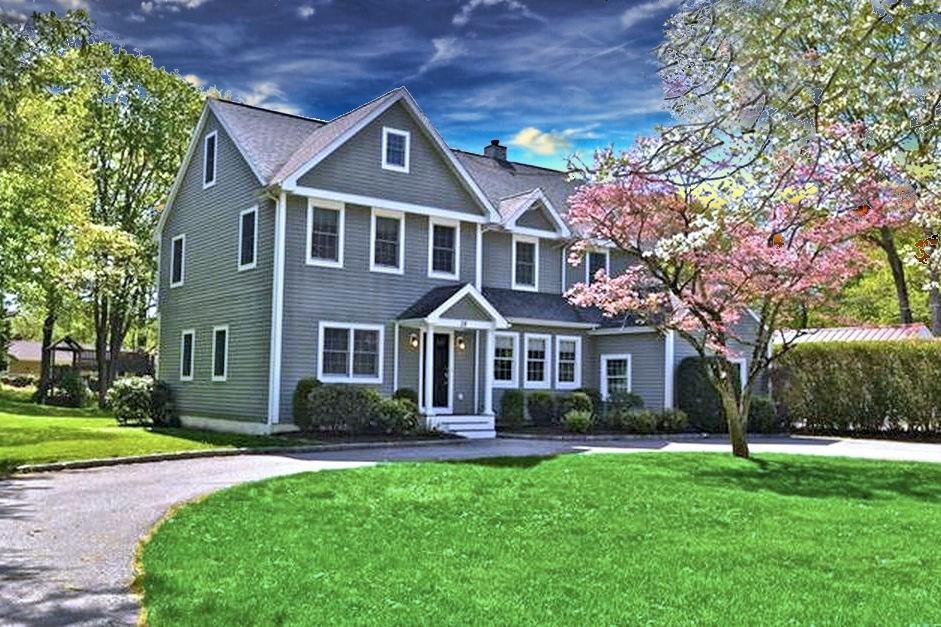 28 East Rocks Road Norwalk, CT 06851 - Photo 1 of 1 a front view of a house with a yard