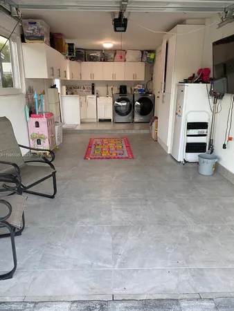 a view of a terrace with seating area