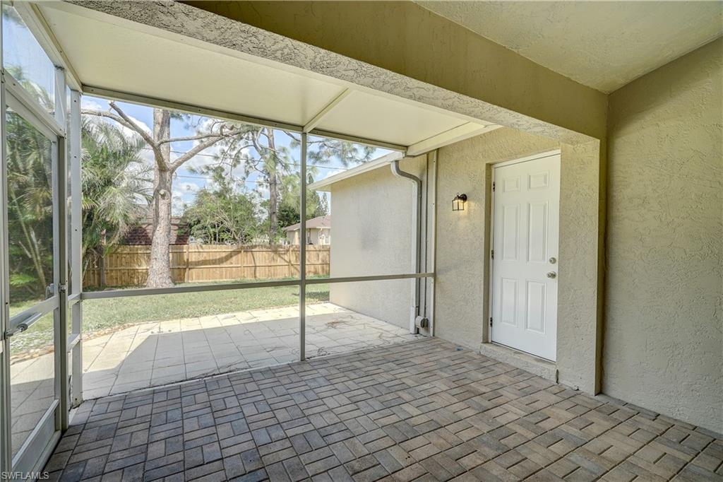 8381 Blackberry Road Fort Myers, FL 33967 - Photo 27 of 36 View of unfurnished sunroom