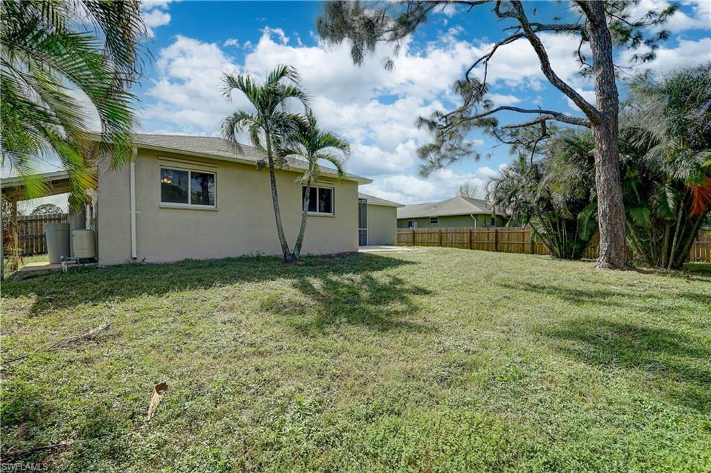 8381 Blackberry Road Fort Myers, FL 33967 - Photo 34 of 36 View of yard