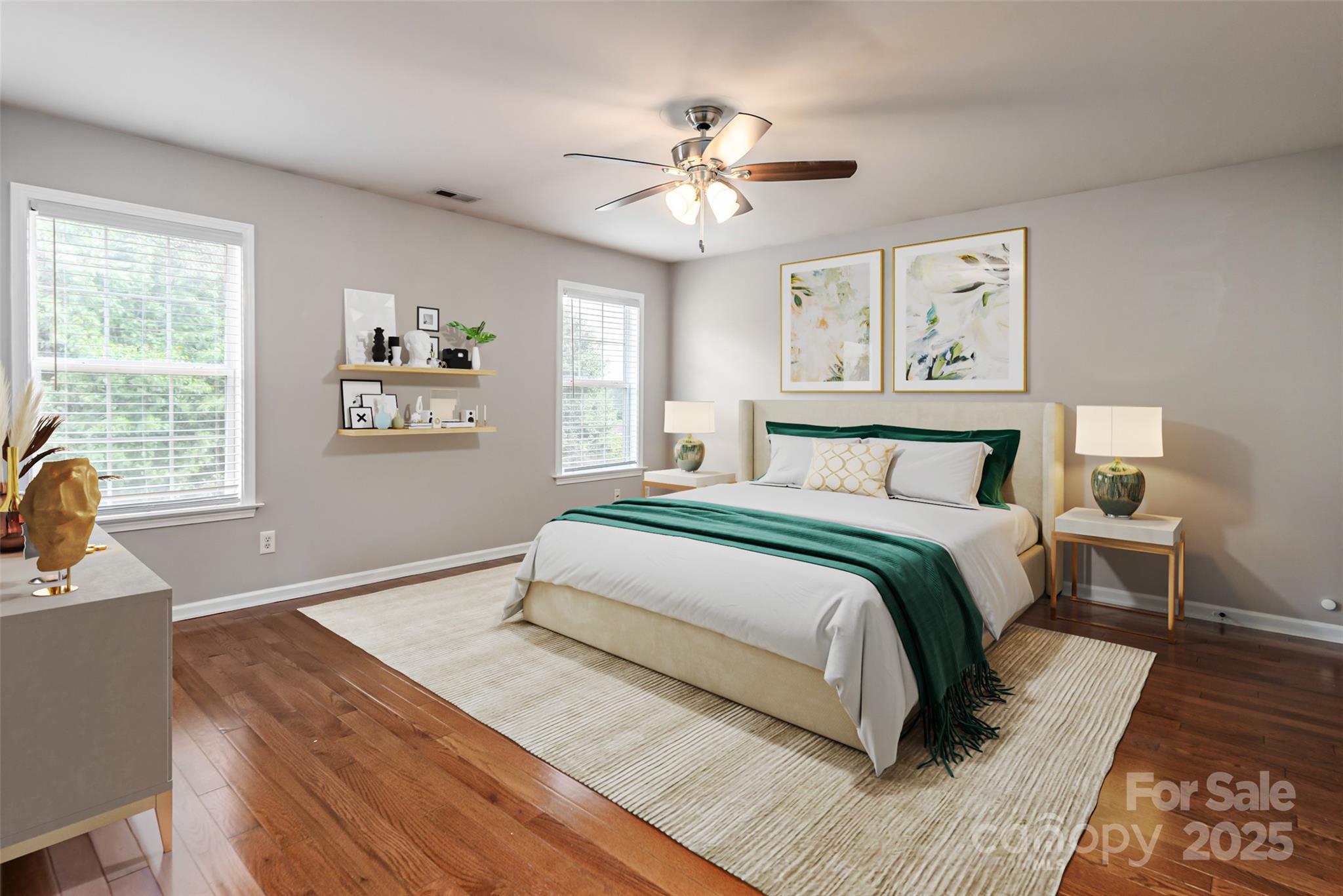 163 Yadkin Road Fletcher, NC 28732 - Photo 32 of 43 a bedroom with a large bed and a window