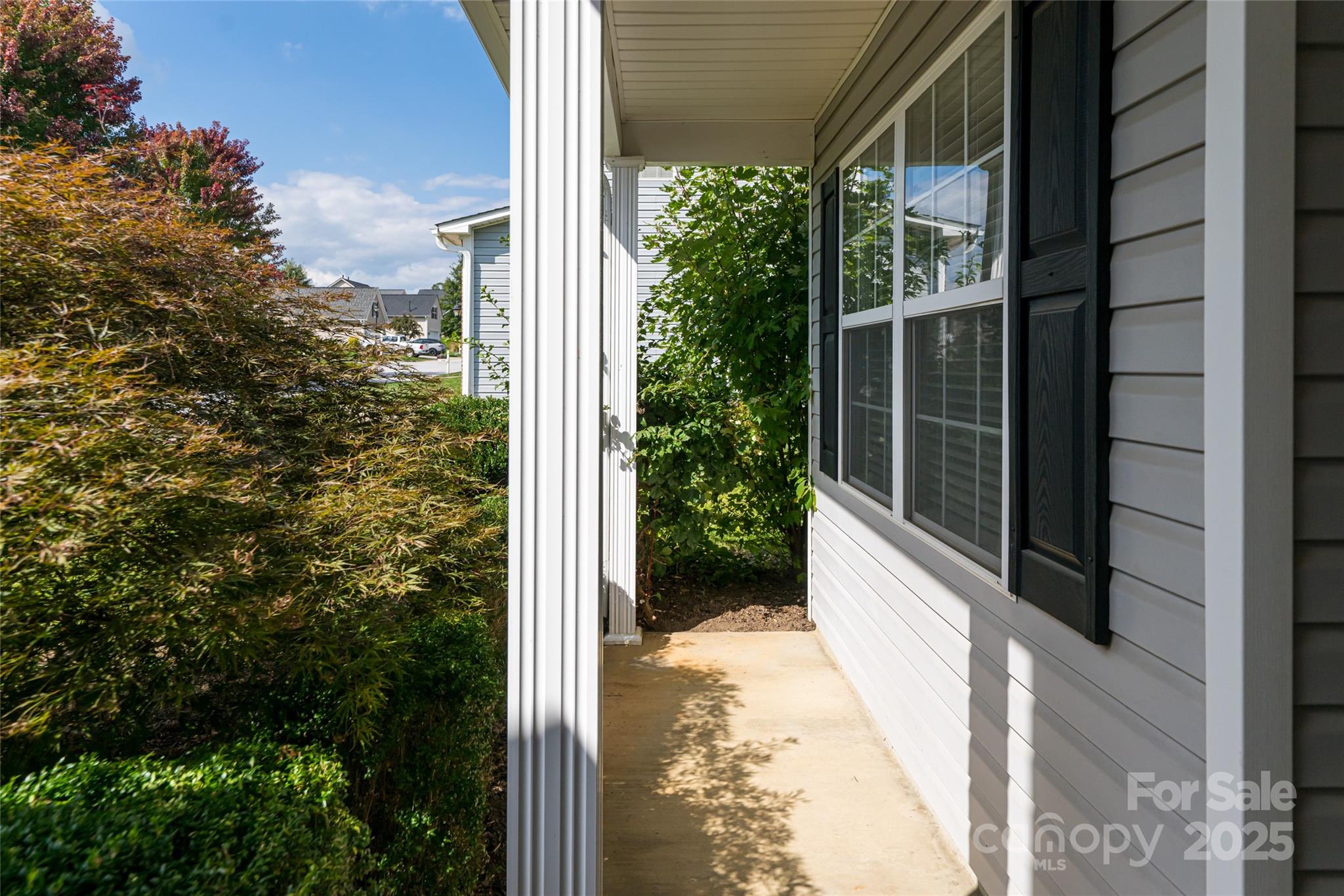 163 Yadkin Road Fletcher, NC 28732 - Photo 5 of 43 a view of a door with a tree in front of it