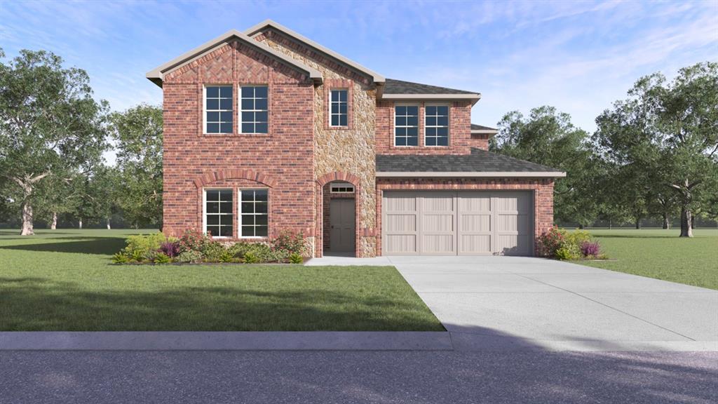 2408 Grapevine Way Celina, TX 75009 - Photo 1 of 1 a front view of a house with a yard and garage