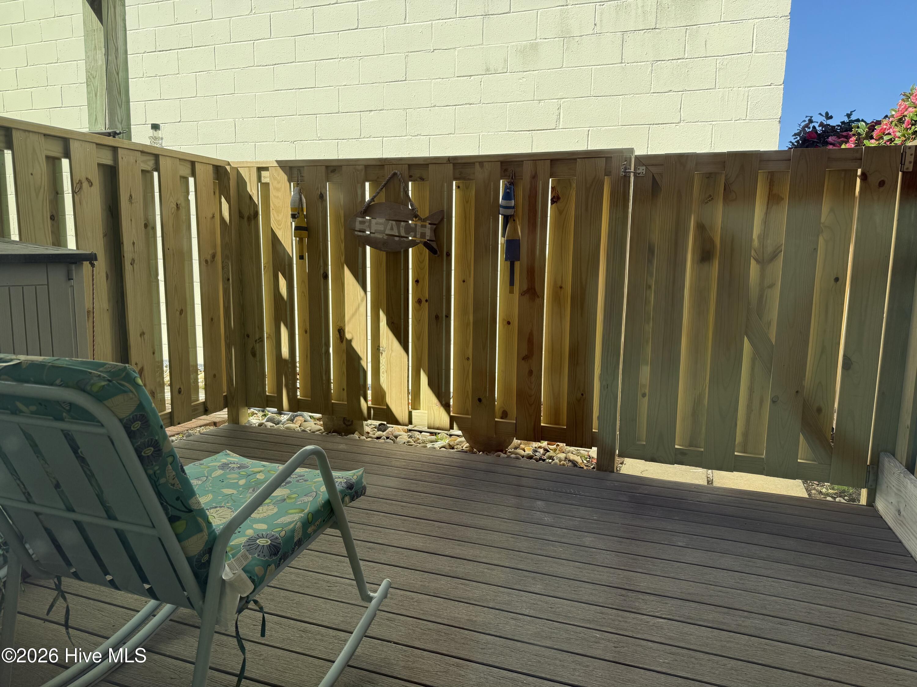 283 Salter Path Road, Unit 115 Pine Knoll Shores, NC 28512 - Photo 6 of 15 Patio