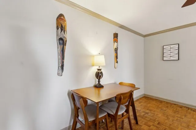 a view of a workspace with furniture