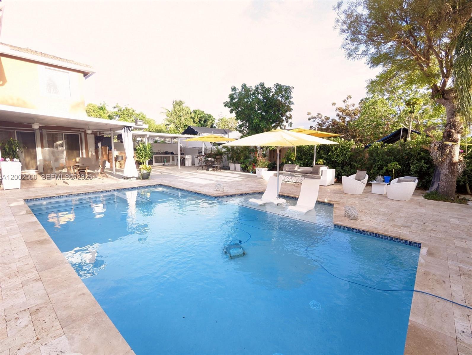 12328 Southwest 251st Terrace Homestead, FL 33032 - Photo 15 of 22 a swimming pool with outdoor seating and yard
