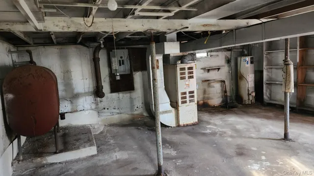 a view of a storage room