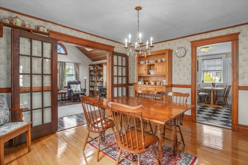 62 Washington Avenue Needham, MA 02492 - Photo 11 of 42 a view of a dining room with furniture window and outside view