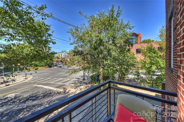 a view of a yard from a window