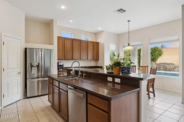 a view of a hallway with staircase