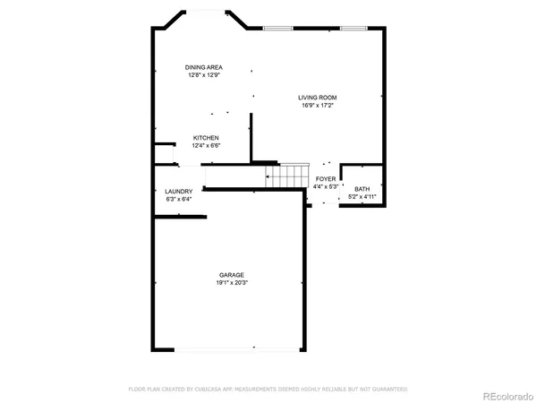 a picture of a floor plan
