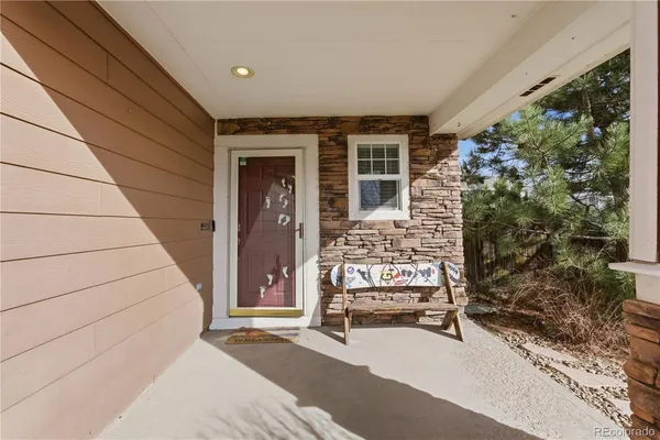 a house with porch